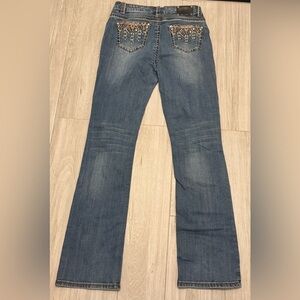 Live Hard Wide Leg Jeans